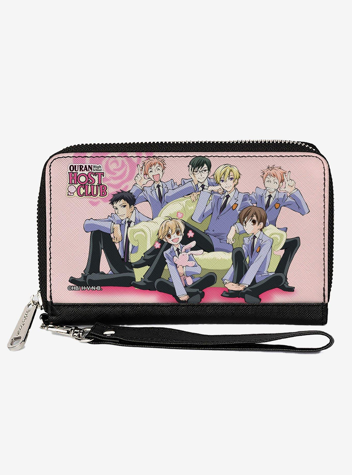 Billetera Ouran High School Host Club: pose grupal