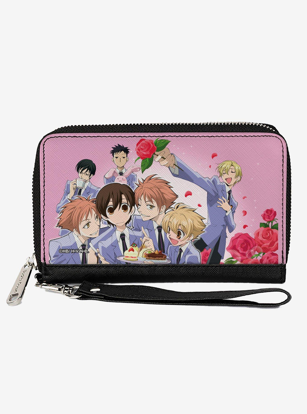 Billetera Ouran High School Host Club con poses de Tamaki