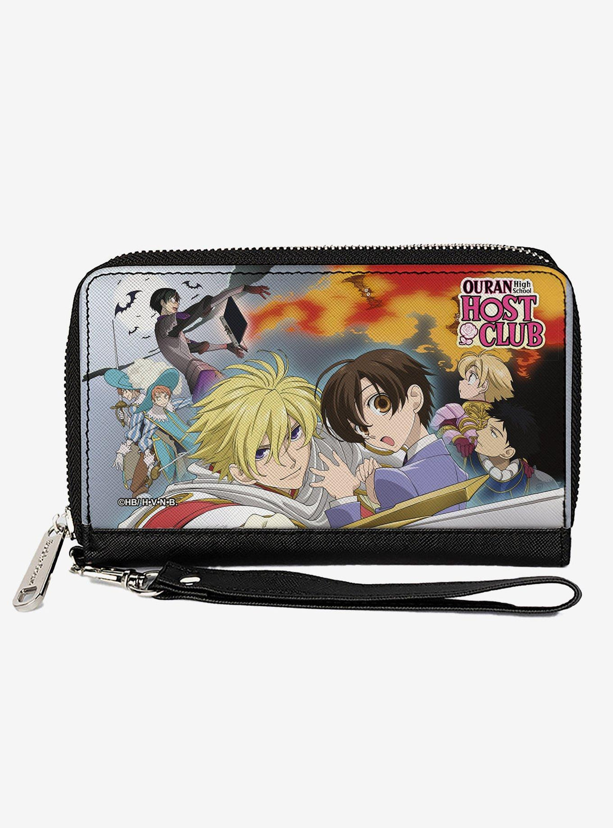 Billetera Ouran High School Host Club con cierre