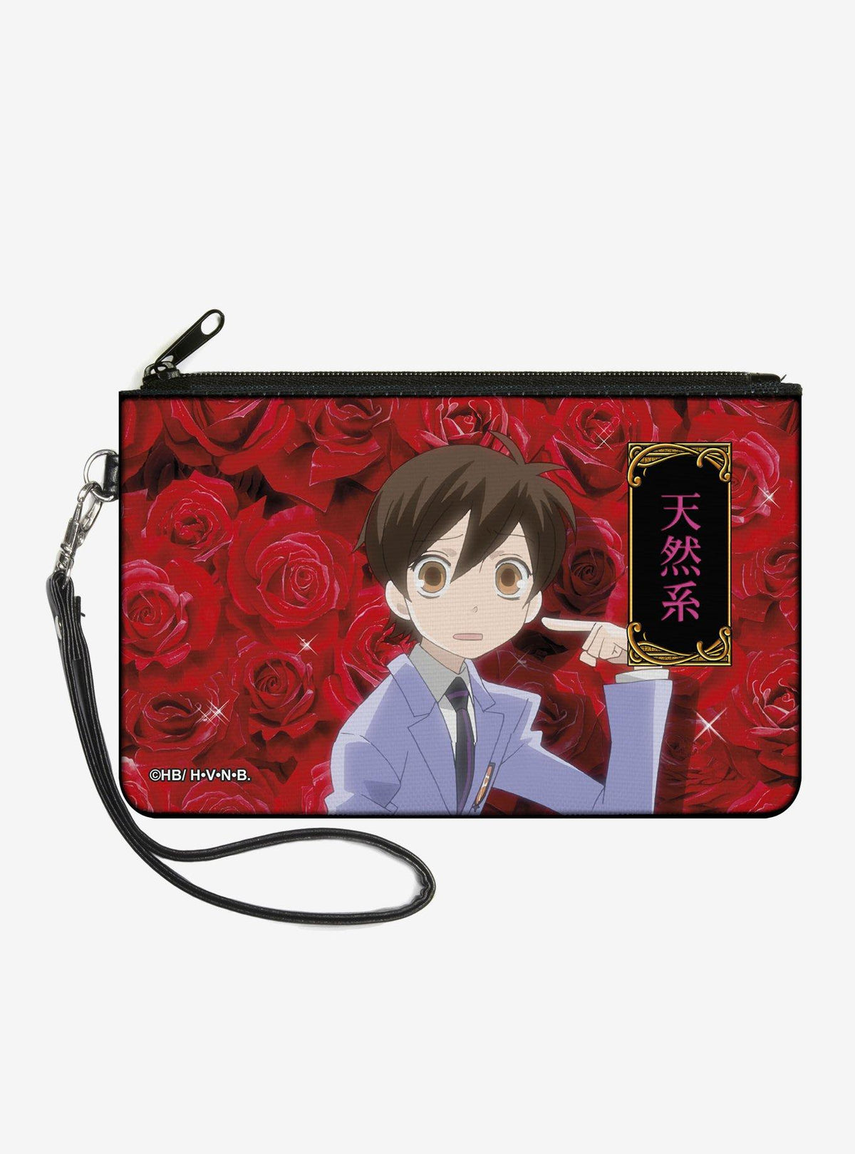 Billetera Haruhi con rosas rojas | Ouran High School Host Club