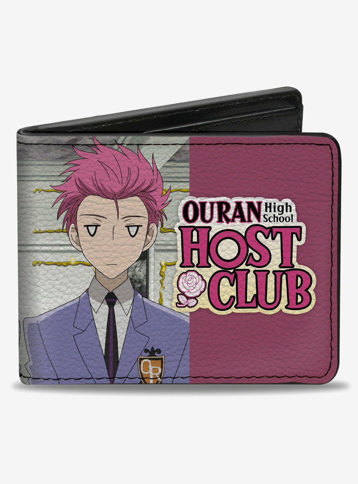 Billetera Ouran High School Host Club azul y rosada