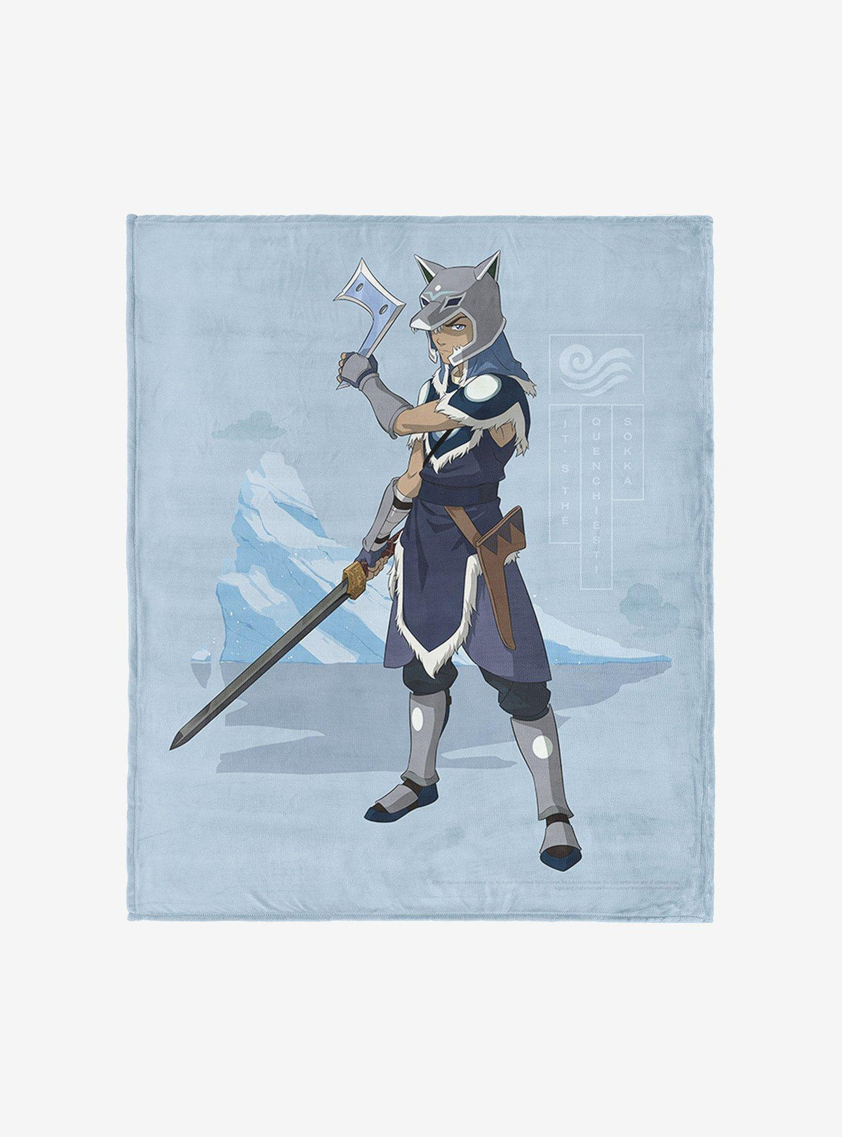 Manta de tacto sedoso Sokka - Avatar: The Last Airbender