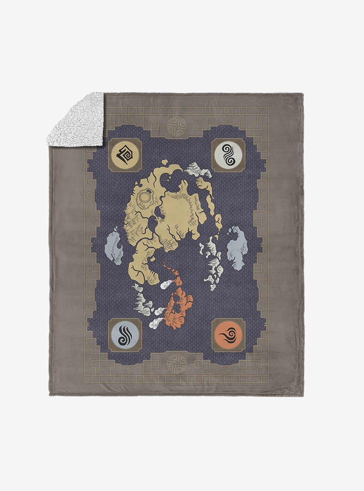 Avatar: The Last Airbender - Manta Sherpa Mapa Avatar