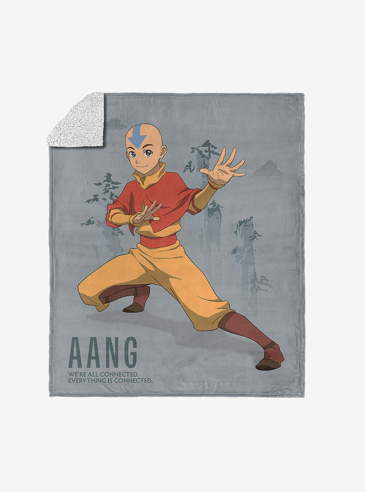 Manta sherpa Aang conectado - Avatar: La leyenda de Aang
