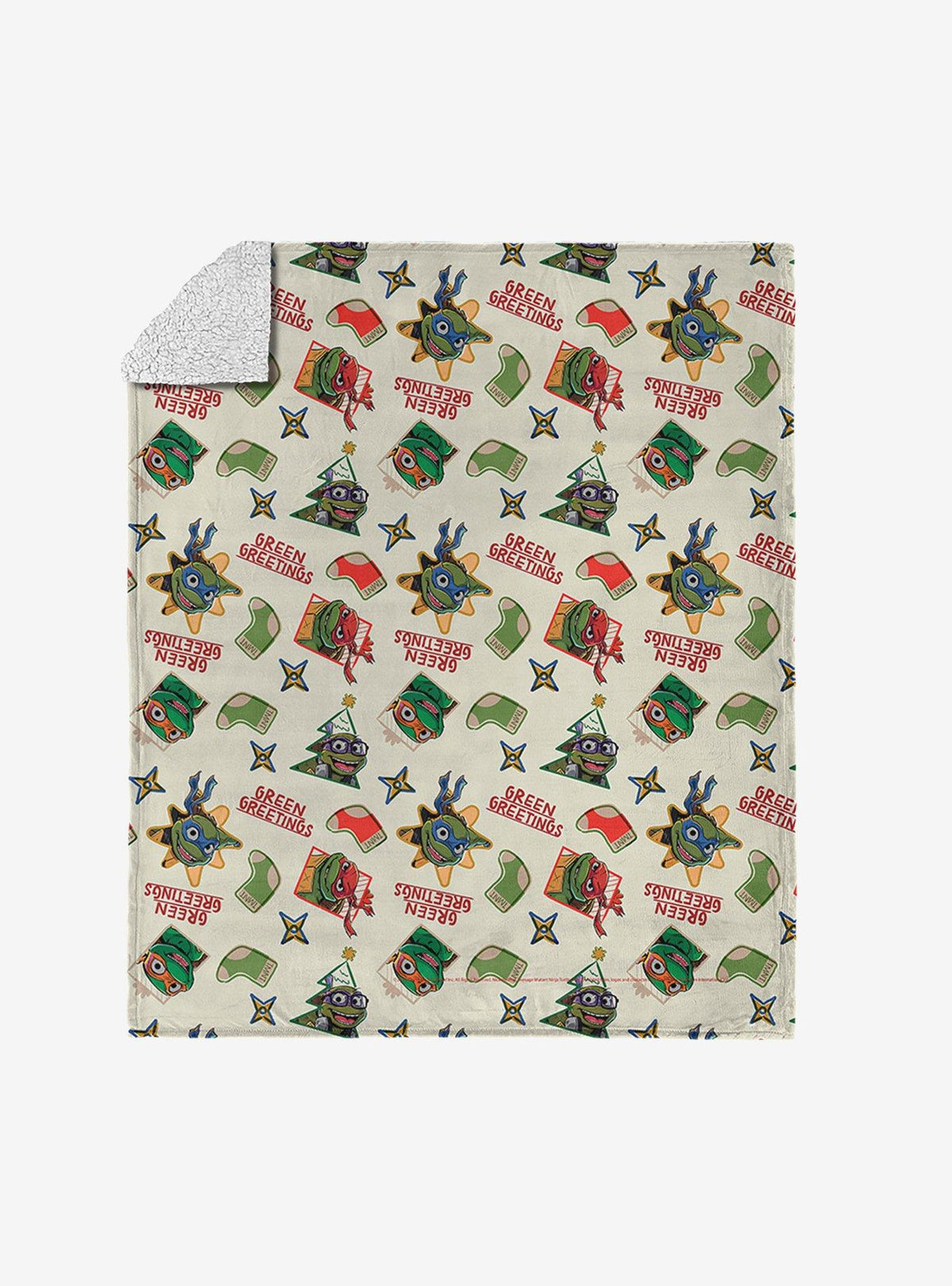 Manta Sherpa Silk Touch de Teenage Mutant Ninja Turtles
