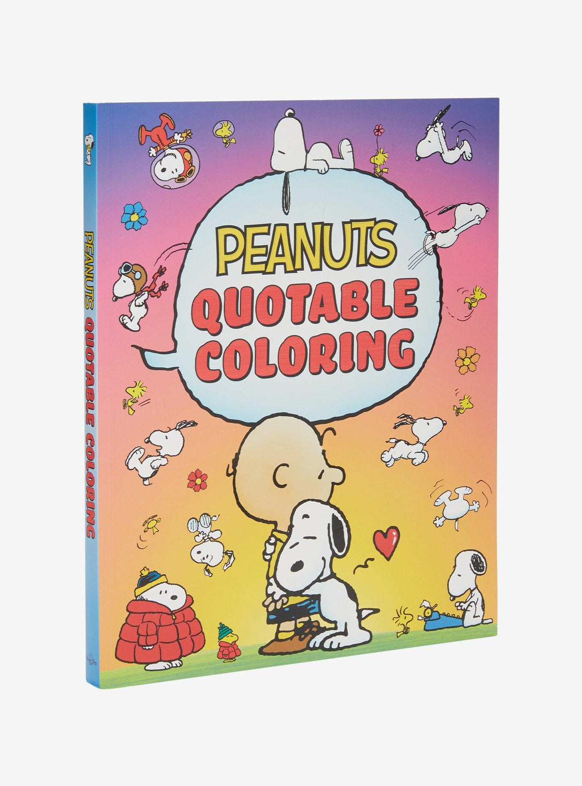 Libro para colorear con frases de Peanuts