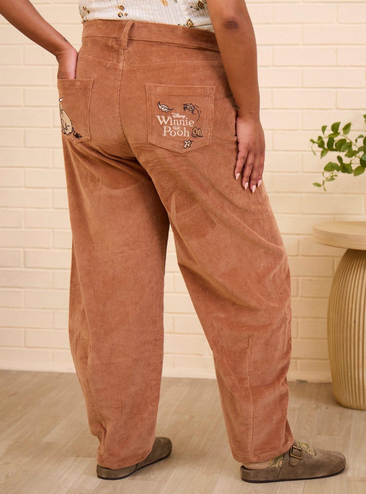 Pantalón de cotelé corte barrel de Winnie the Pooh