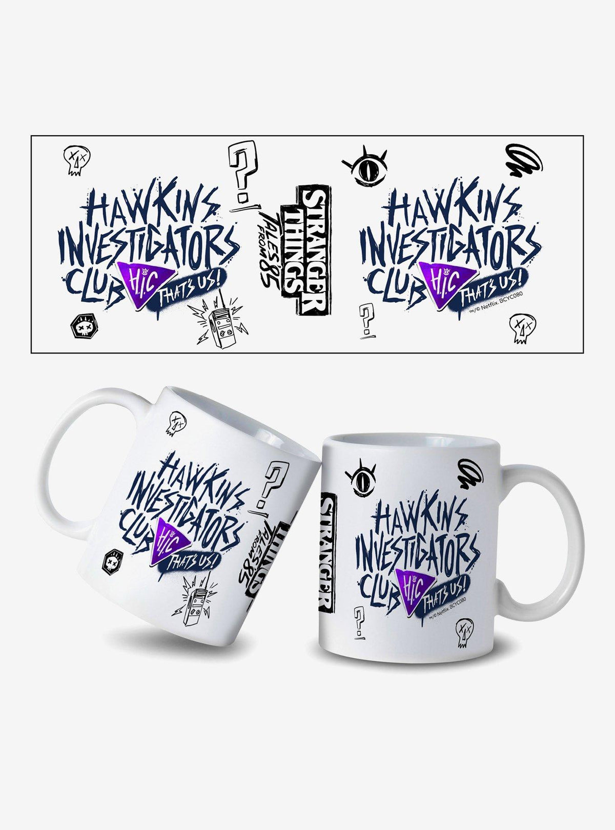 Taza de cerámica Stranger Things '85