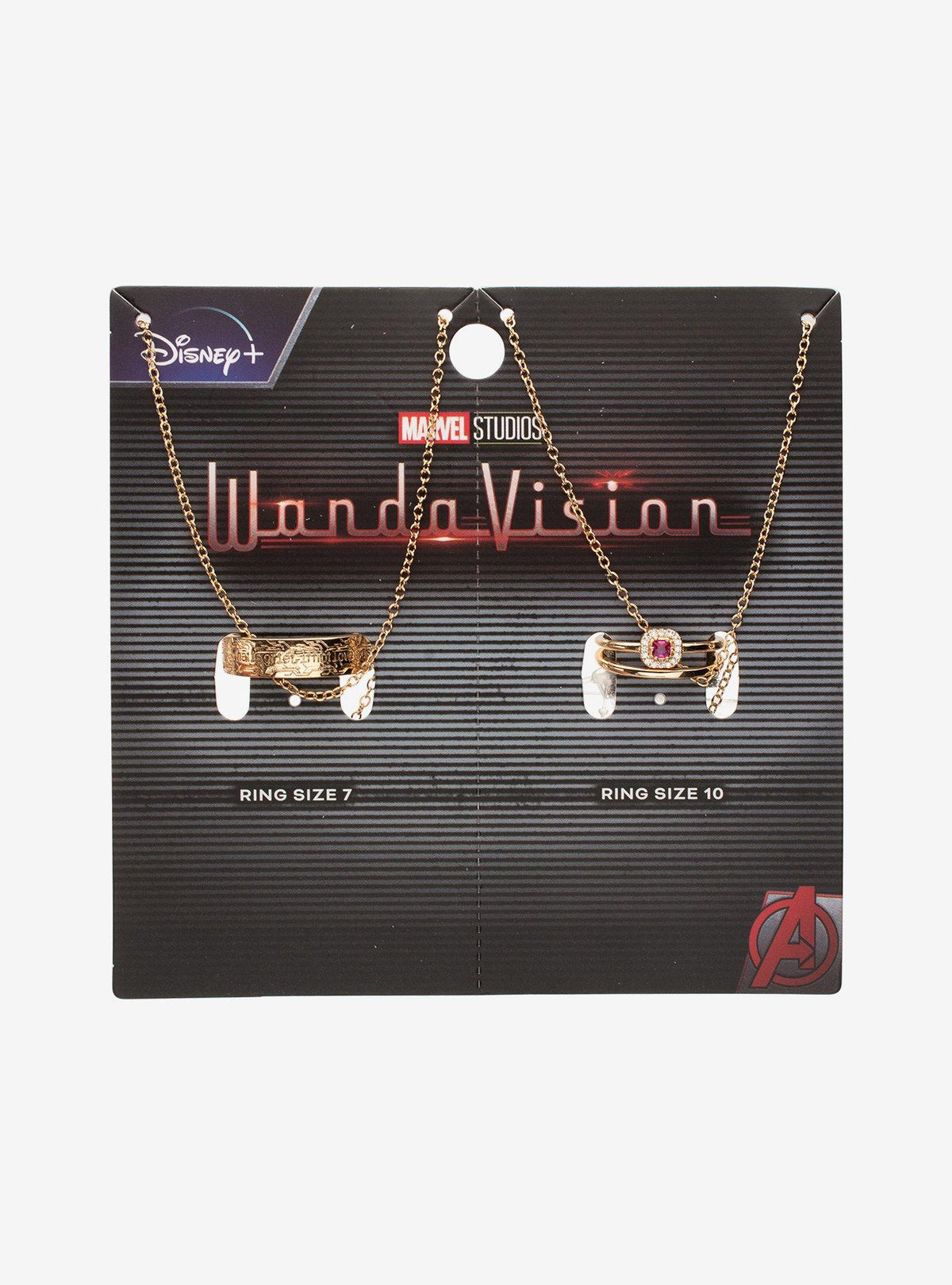 Marvel WandaVision: set de collares con anillos