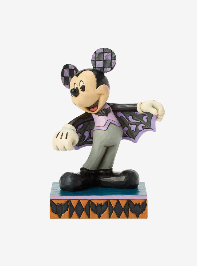 Figura de Mickey Mouse con disfraz de murciélago