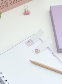 Pusheen Planificador semanal con notas adhesivas
