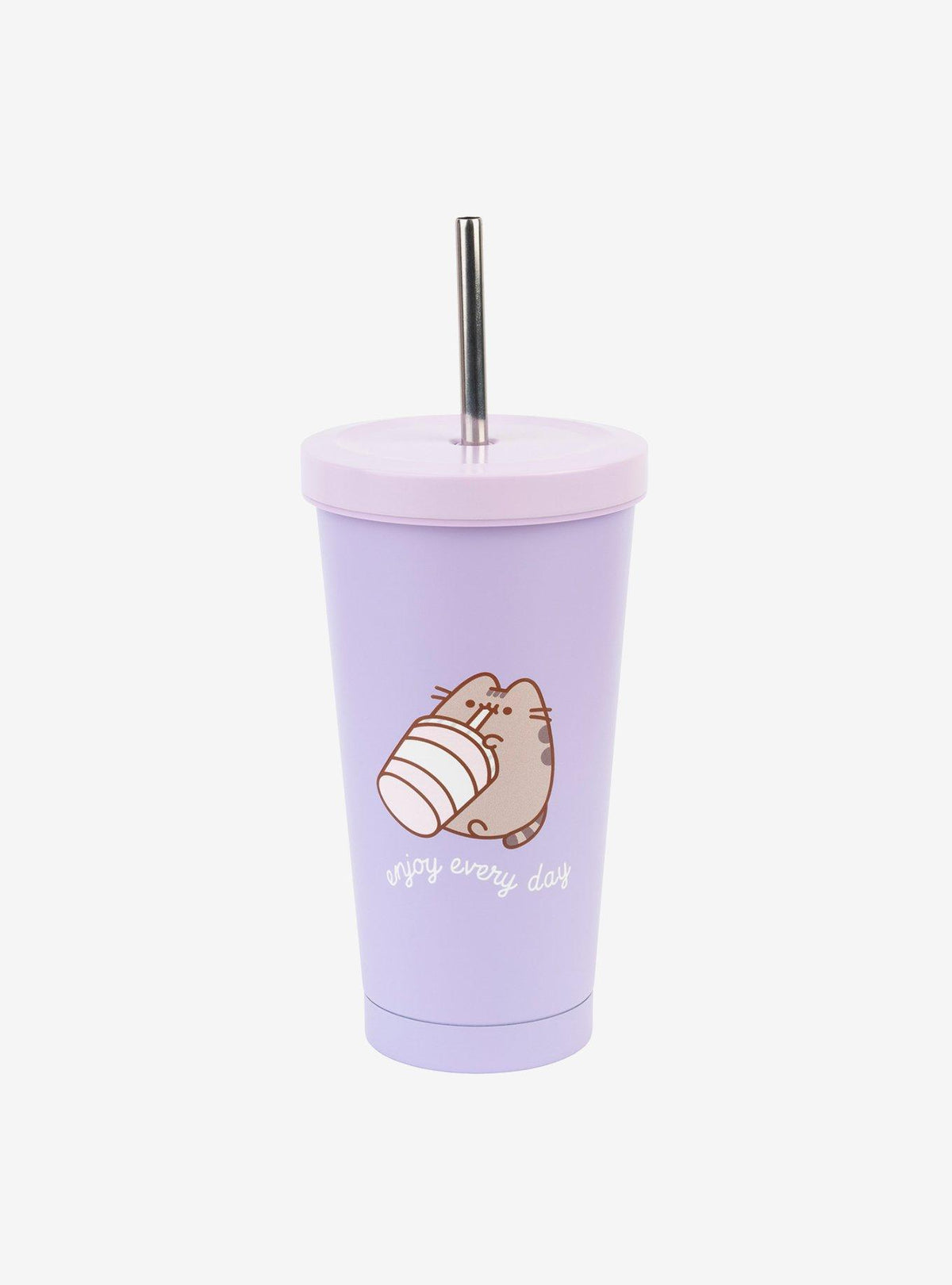 Vaso térmico Pusheen Moments con bombilla