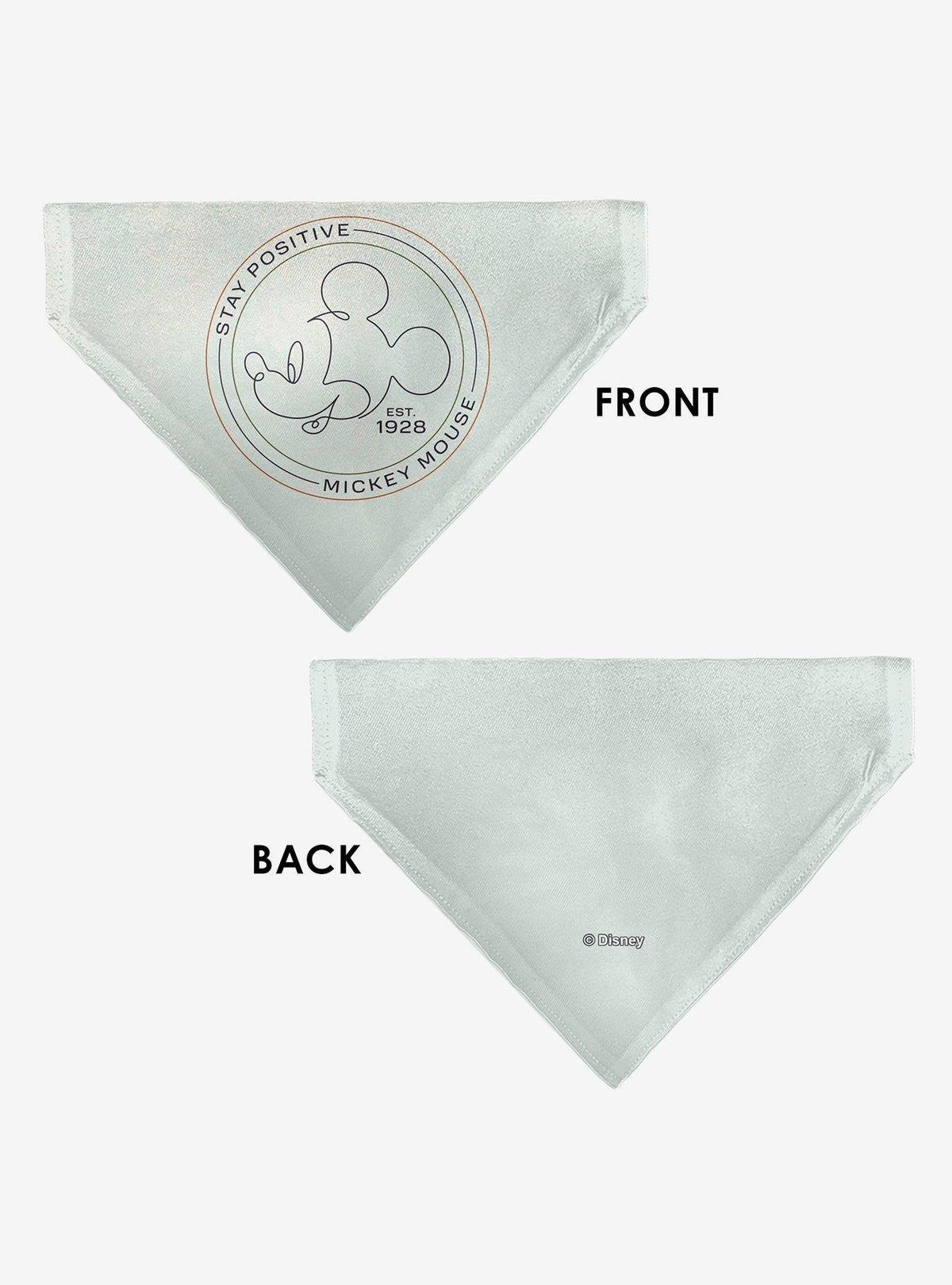 Bandana para mascota Mickey Mouse Stay Positive