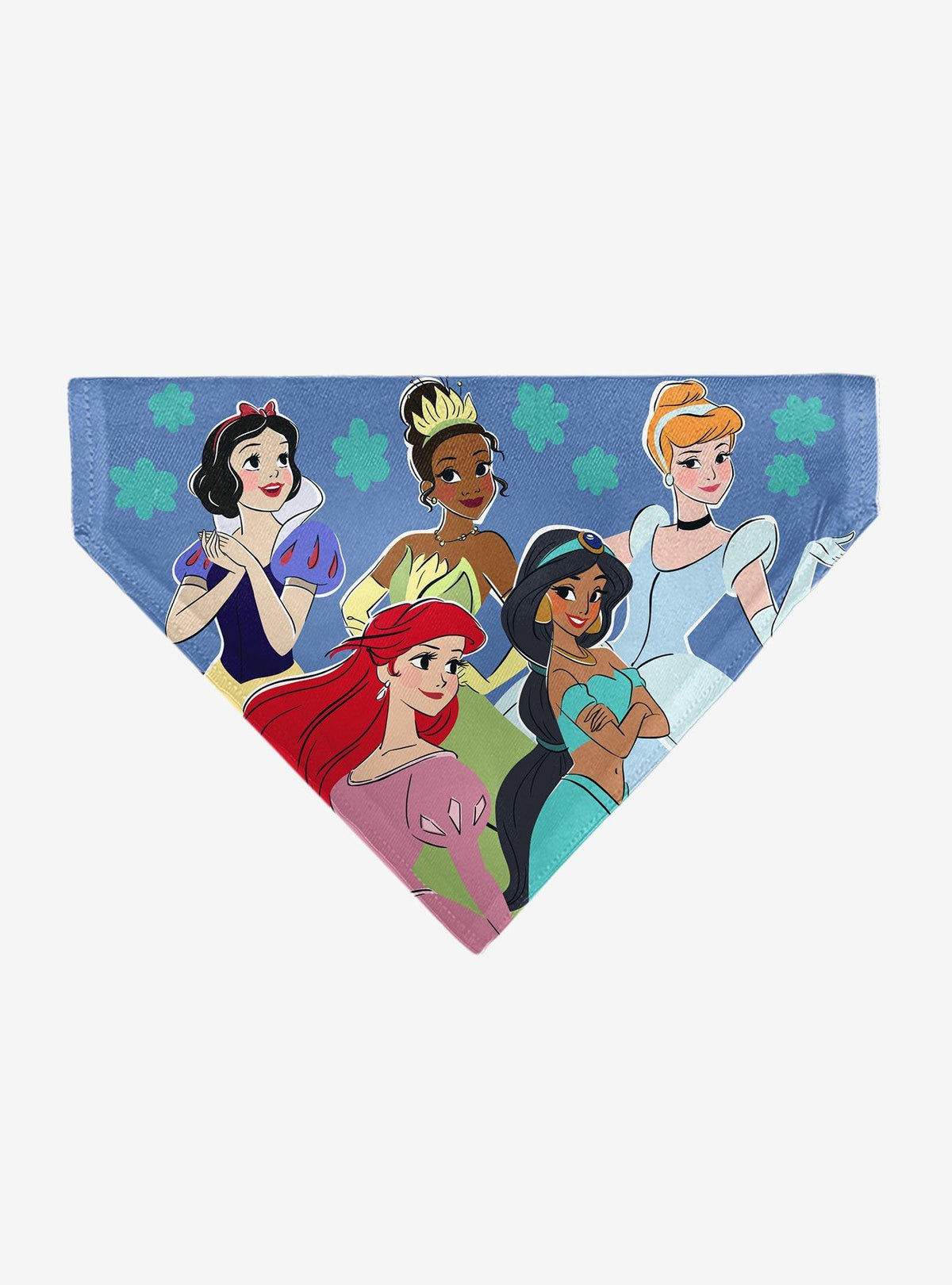 Bandana para mascota Disney Princesses con flores