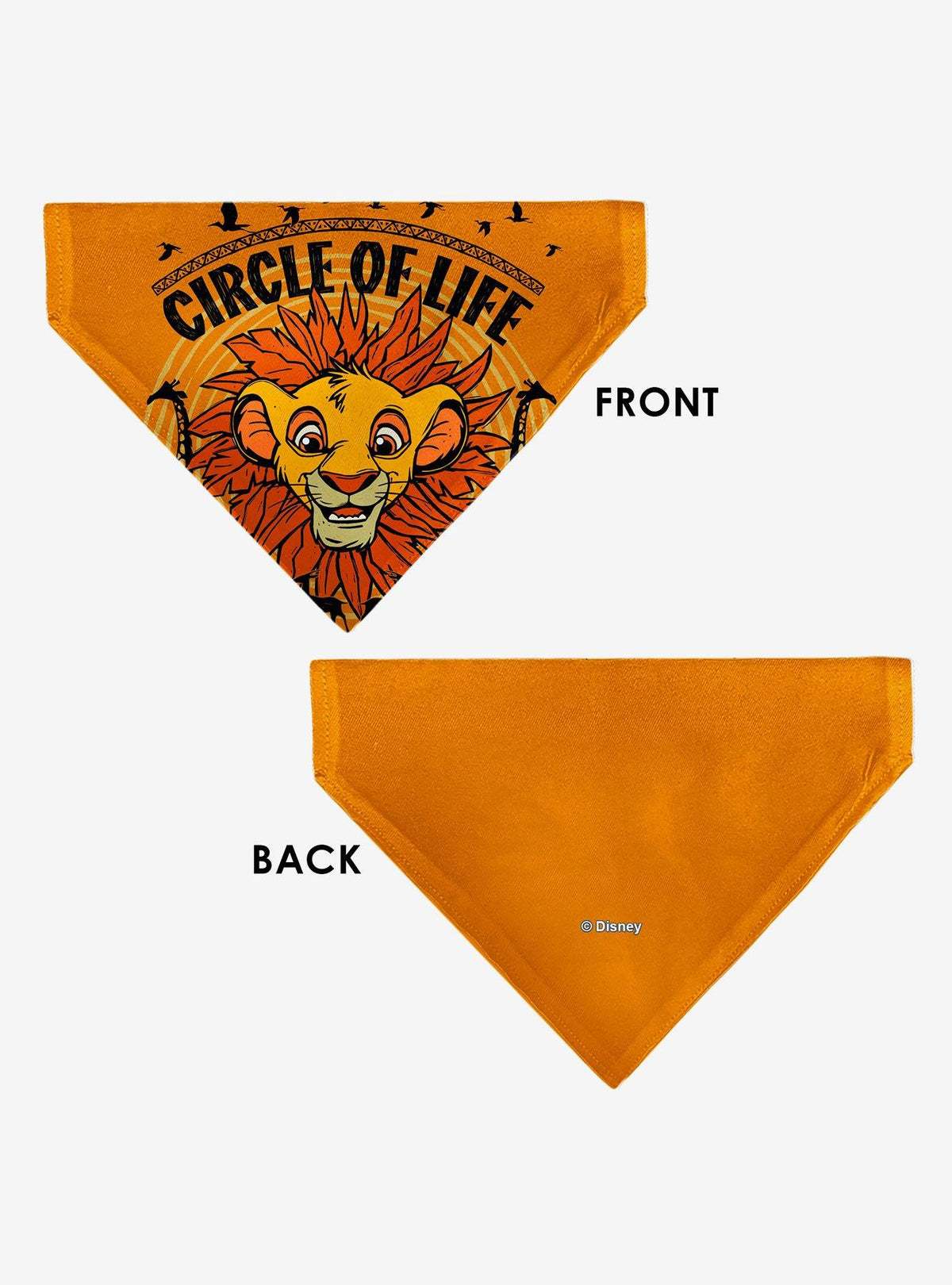 Bandana para mascota Simba joven de The Lion King