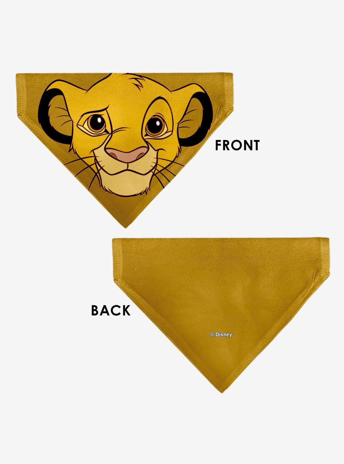 Bandana para mascota de Simba, The Lion King