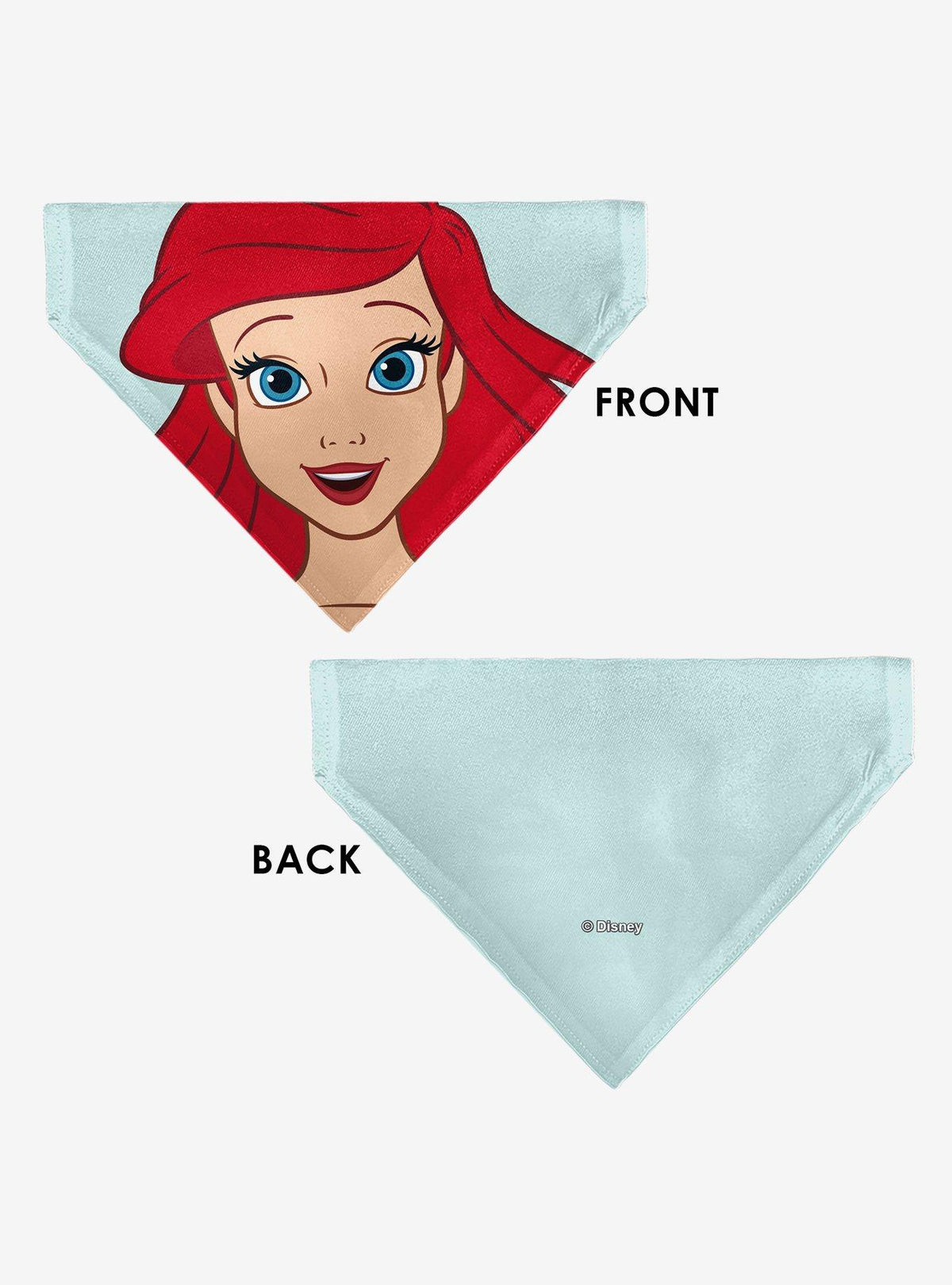La Sirenita: bandana para mascota con rostro de Ariel