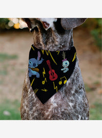 Bandana para collar de mascota Stitch y Scrump