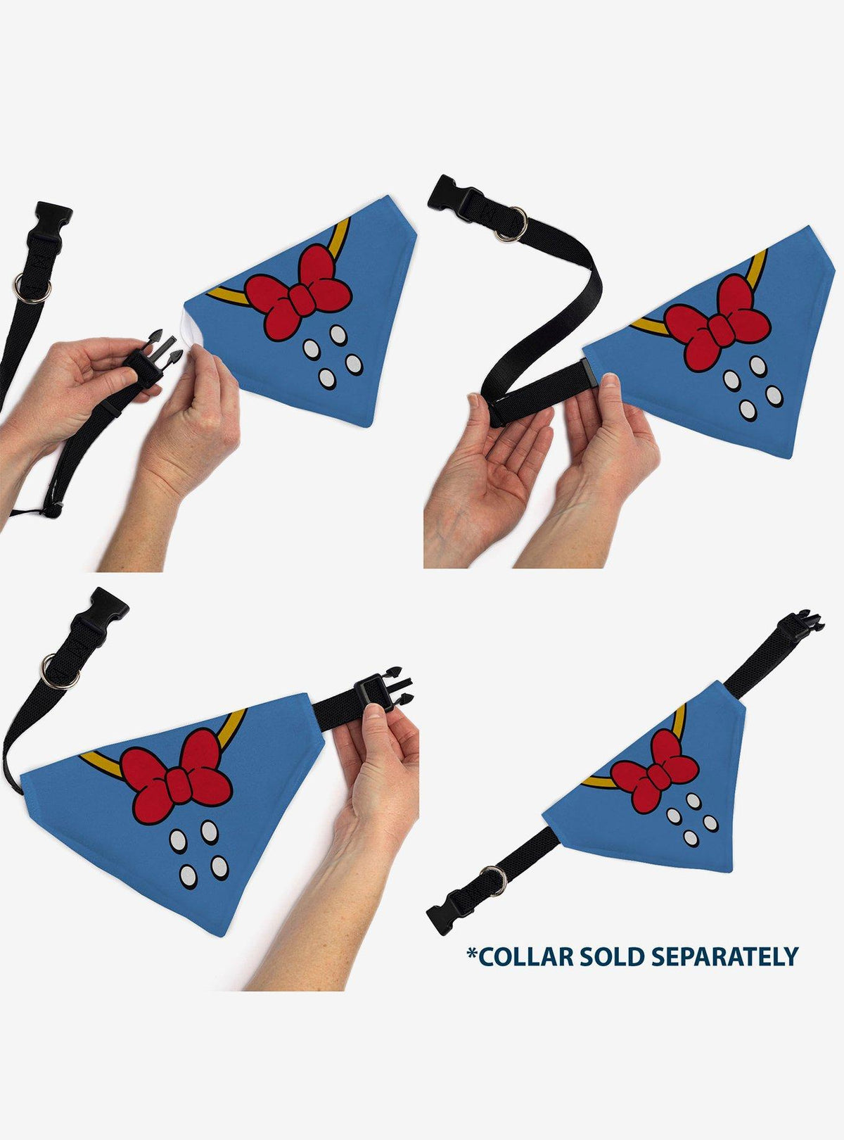 Bandana para mascota Donald Duck estilo marinero