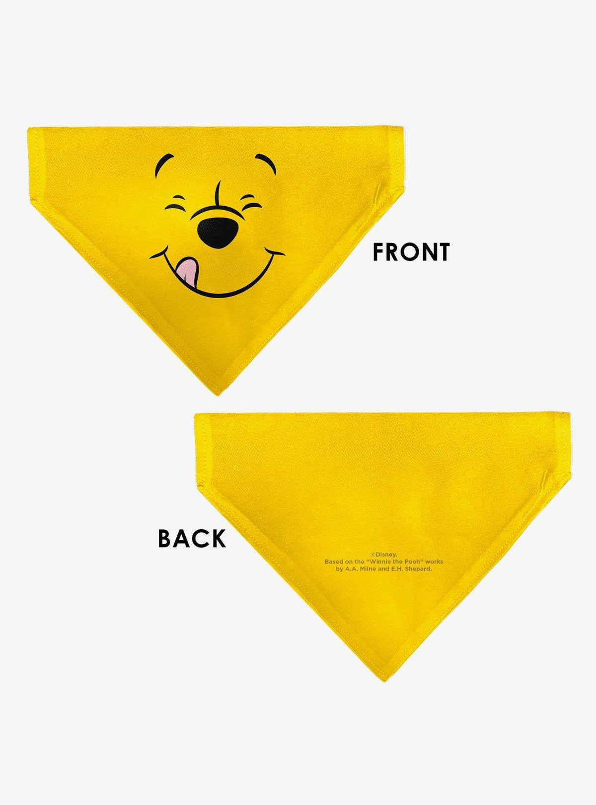 Bandana dorada para mascota de Winnie the Pooh