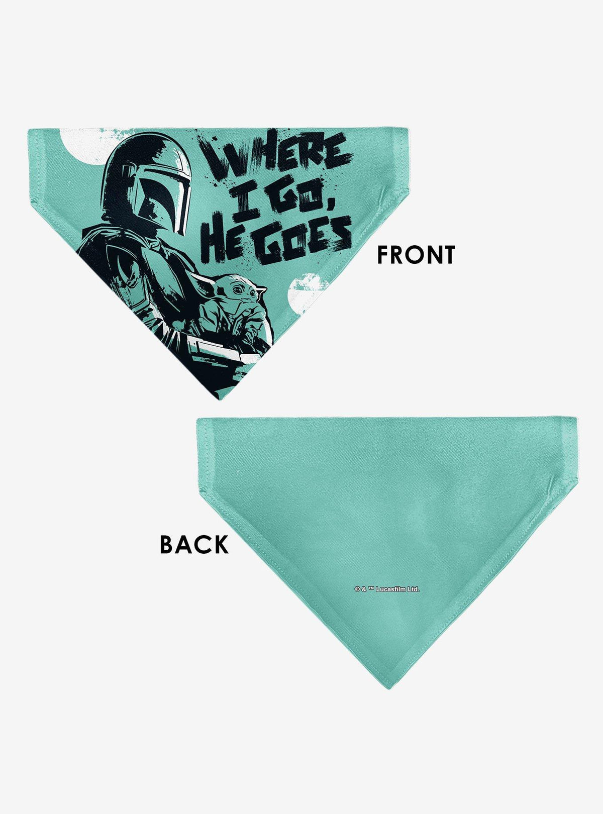 Bandana para mascota The Mandalorian y Grogu