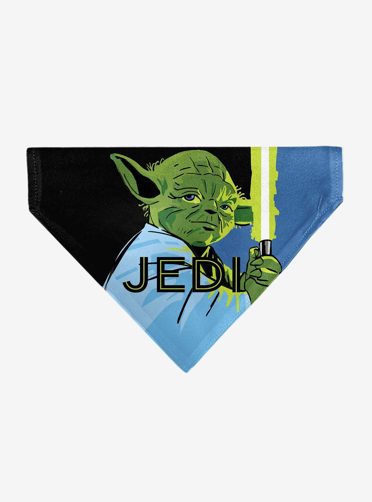 Bandana para perro Star Wars: Jedi y sable de luz de Yoda