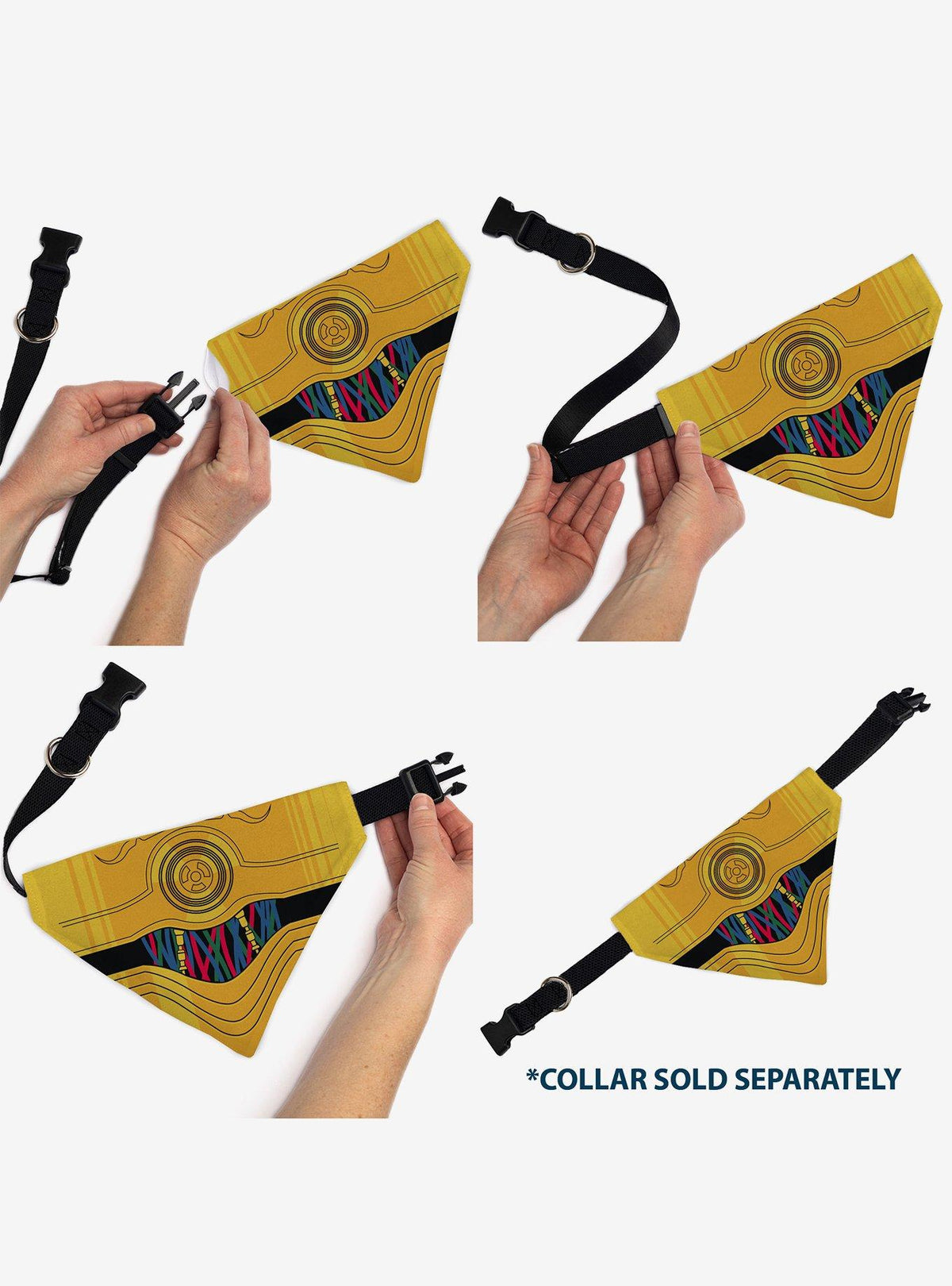 Bandana para collar de mascota Star Wars C-3PO