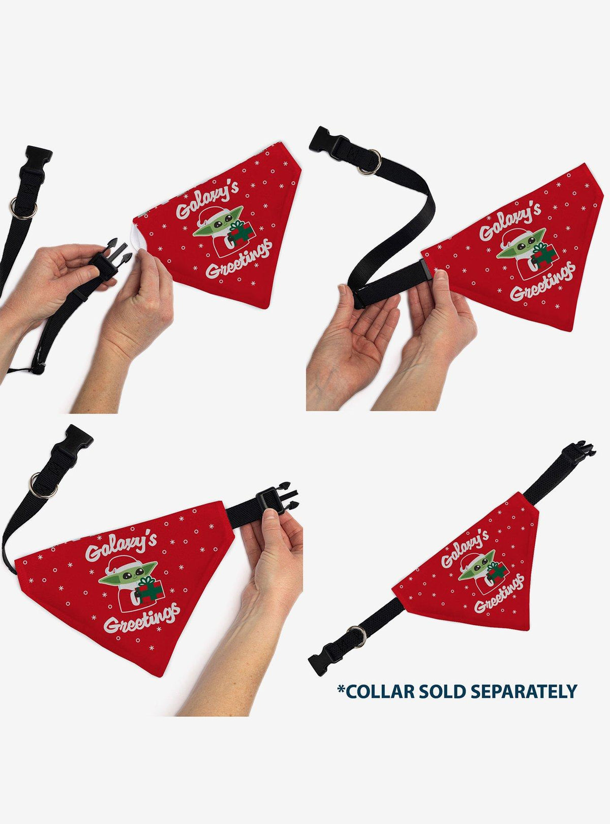 Bandana navideña de Grogu para mascota - Star Wars