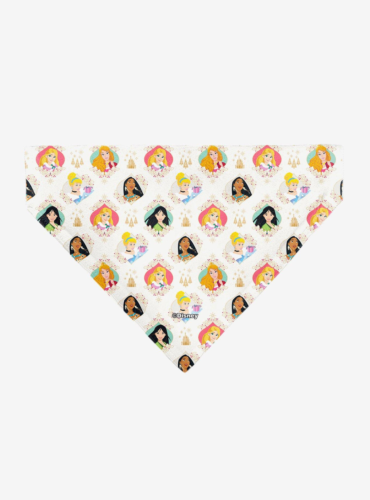 Bandana navideña Disney de princesas para mascotas