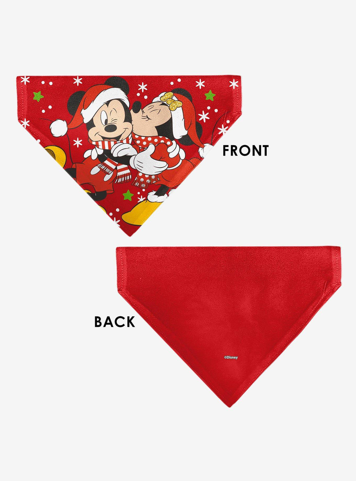 Bandana navideña para mascota de Mickey y Minnie