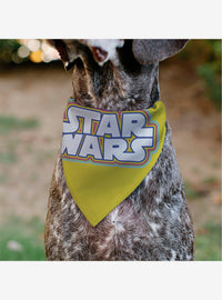 Bandana para mascota Star Wars amarilla y multicolor