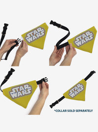 Bandana para mascota Star Wars amarilla y multicolor