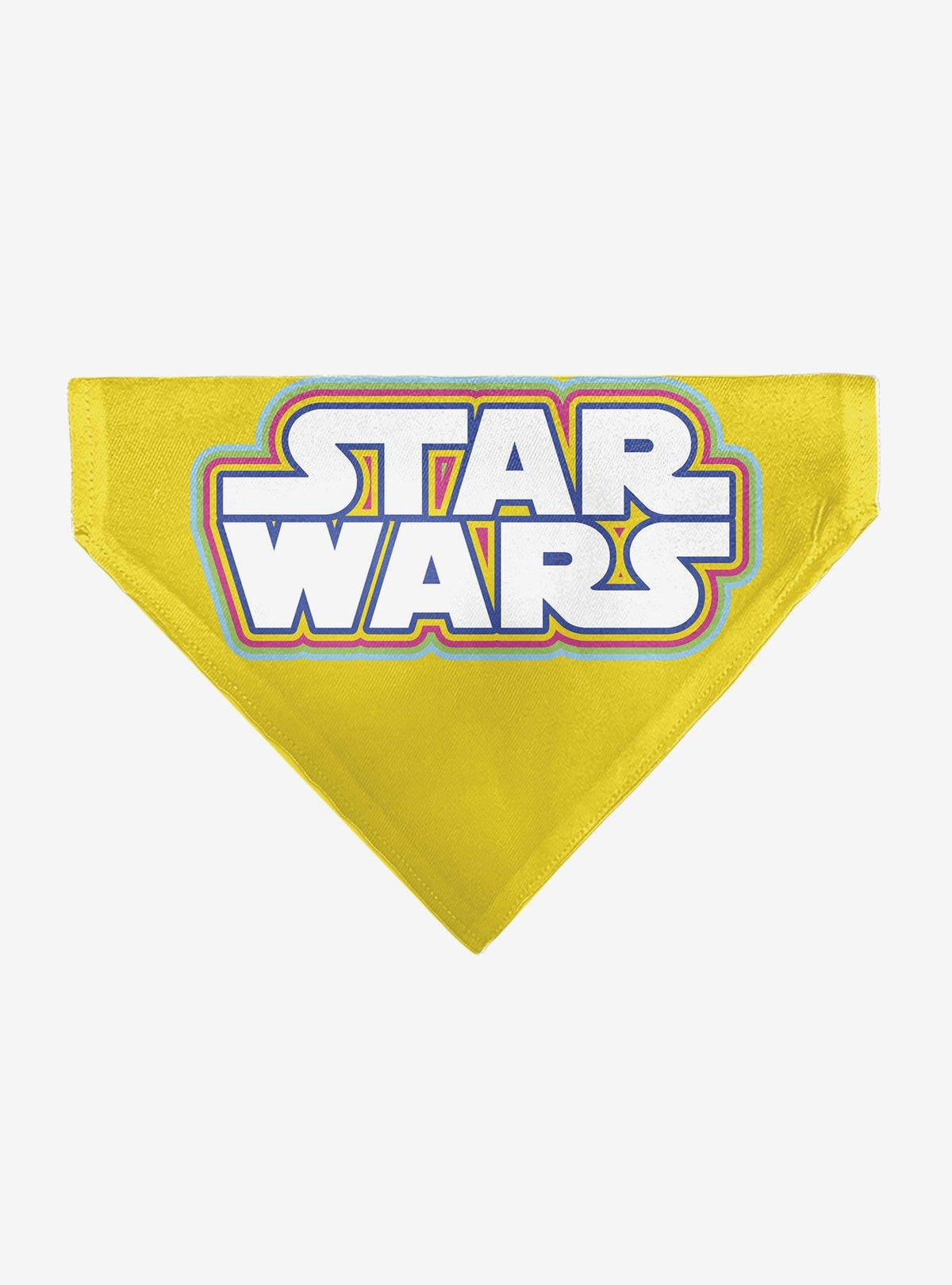 Bandana para mascota Star Wars amarilla y multicolor