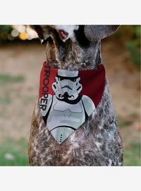 Bandana para mascota Star Wars con arte pop de stormtroopers