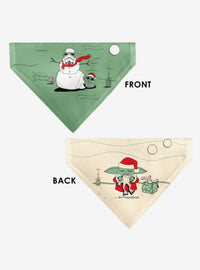 Bandana navideña Star Wars para mascota con Grogu