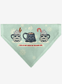 Bandana para mascota Star Wars: cacao y lado oscuro