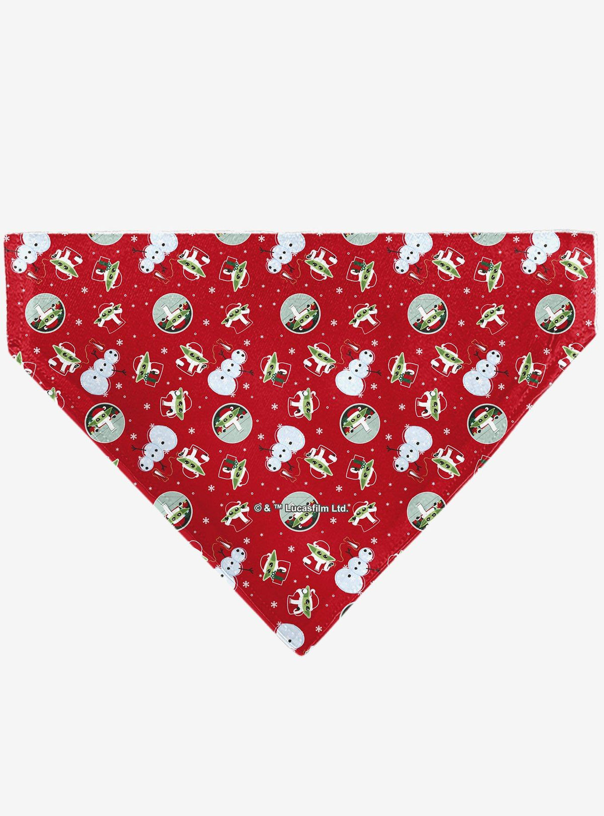 Bandana roja navideña de Grogu para mascota | Star Wars