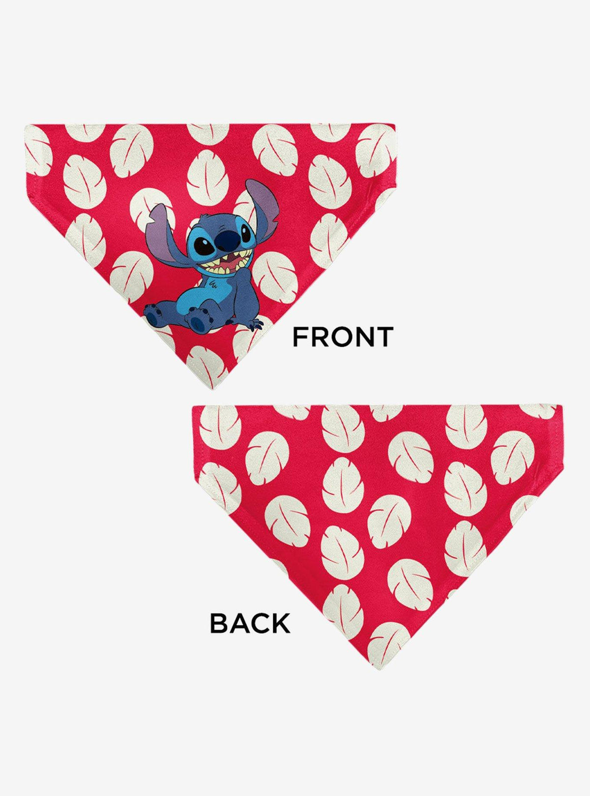 Bandana para mascota Disney Stitch con hojas