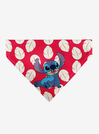Bandana para mascota Disney Stitch con hojas
