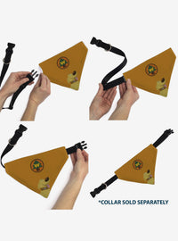 Bandana para mascota de Dug de Up con insignia