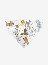 Bandana para perro Disney Dogs con collage de estrellas