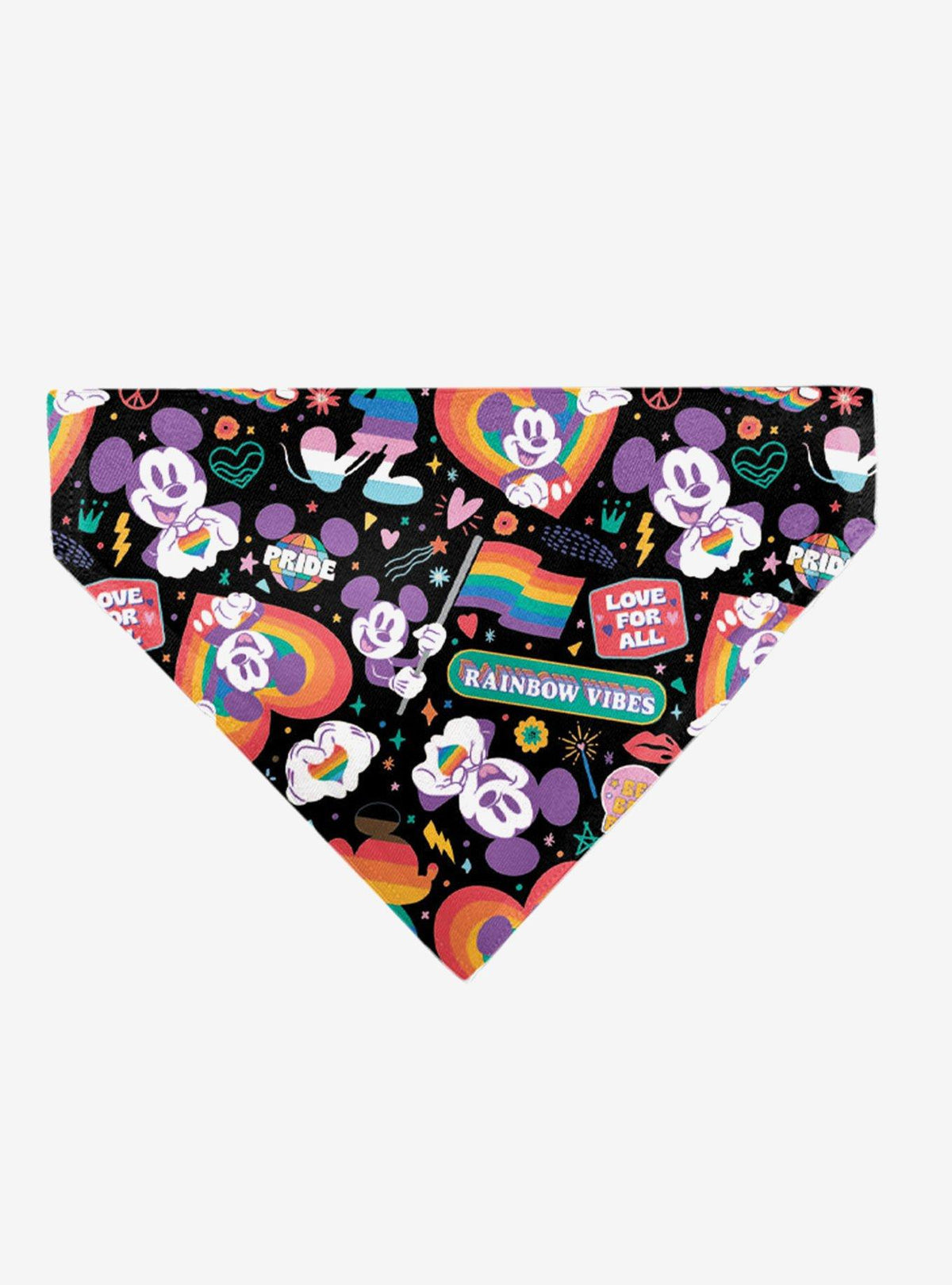 Bandana arcoíris para mascota Mickey Mouse Pride
