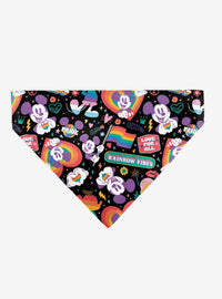 Bandana arcoíris para mascota Mickey Mouse Pride