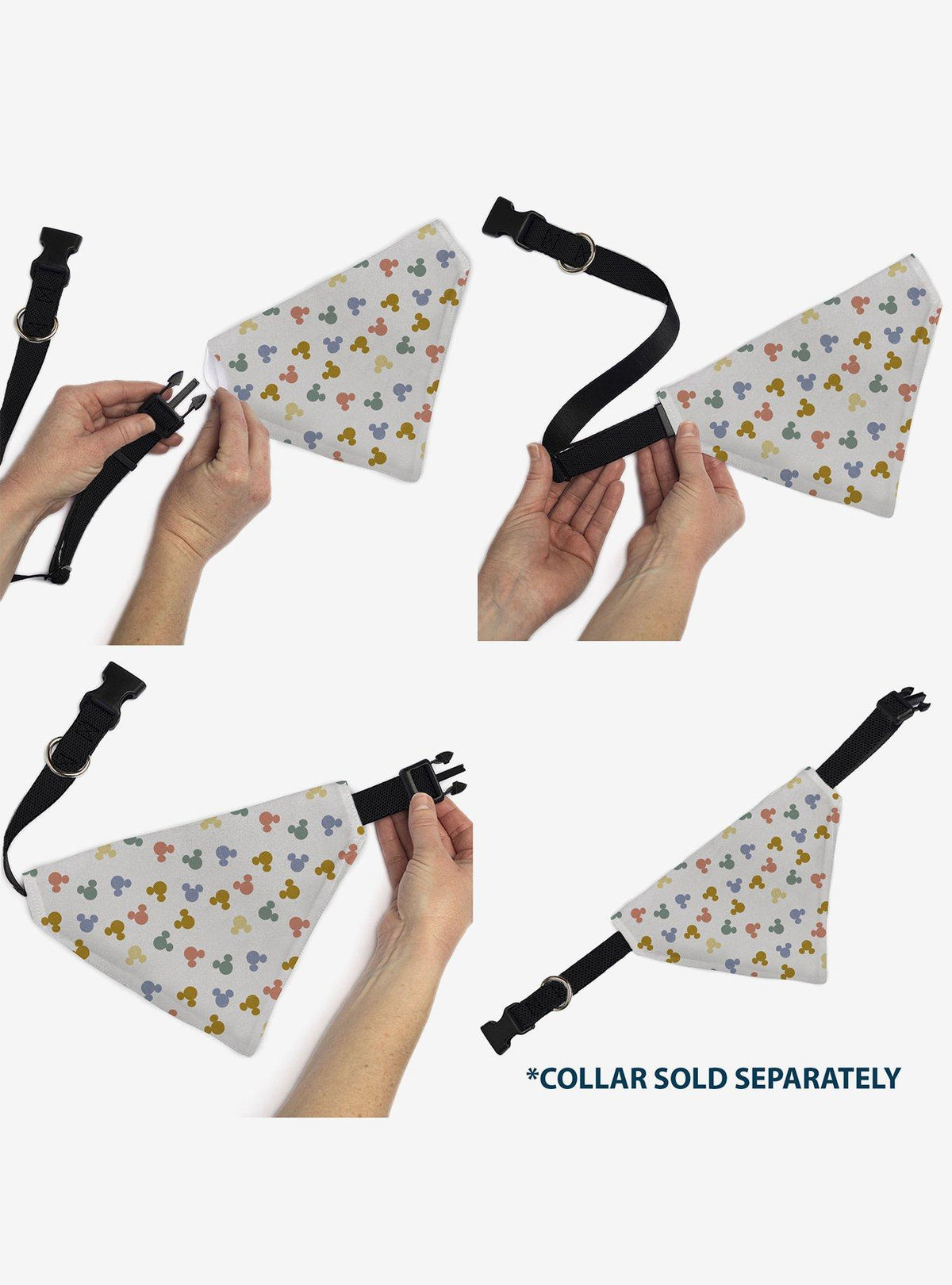 Bandana para mascota de Mickey Mouse - solo bandana