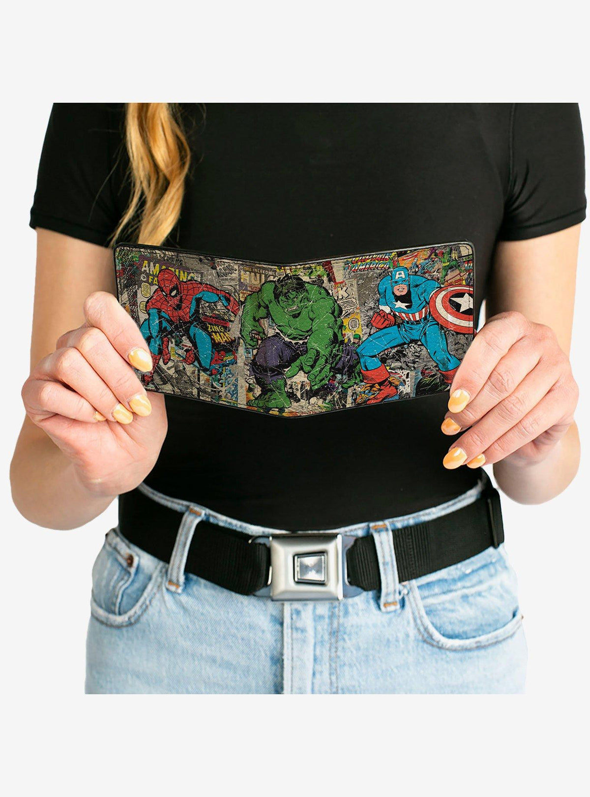 Billetera Marvel Comics Avengers Retro