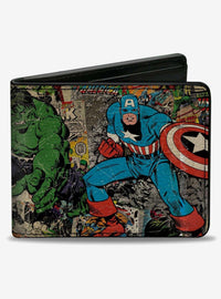 Billetera Marvel Comics Avengers Retro