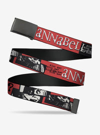 Cinturón Annabelle con ojos y hebilla de pinza