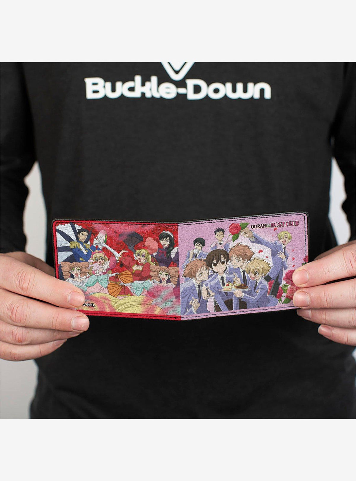 Billetera Ouran High School Host Club con rosas