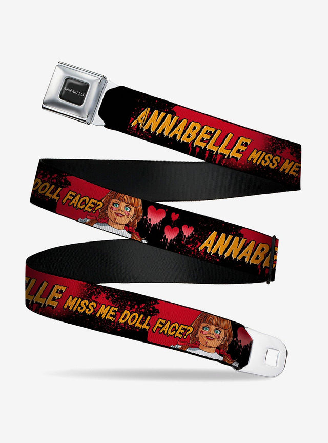 Annabelle: cinturón con hebilla tipo cinturón de seguridad