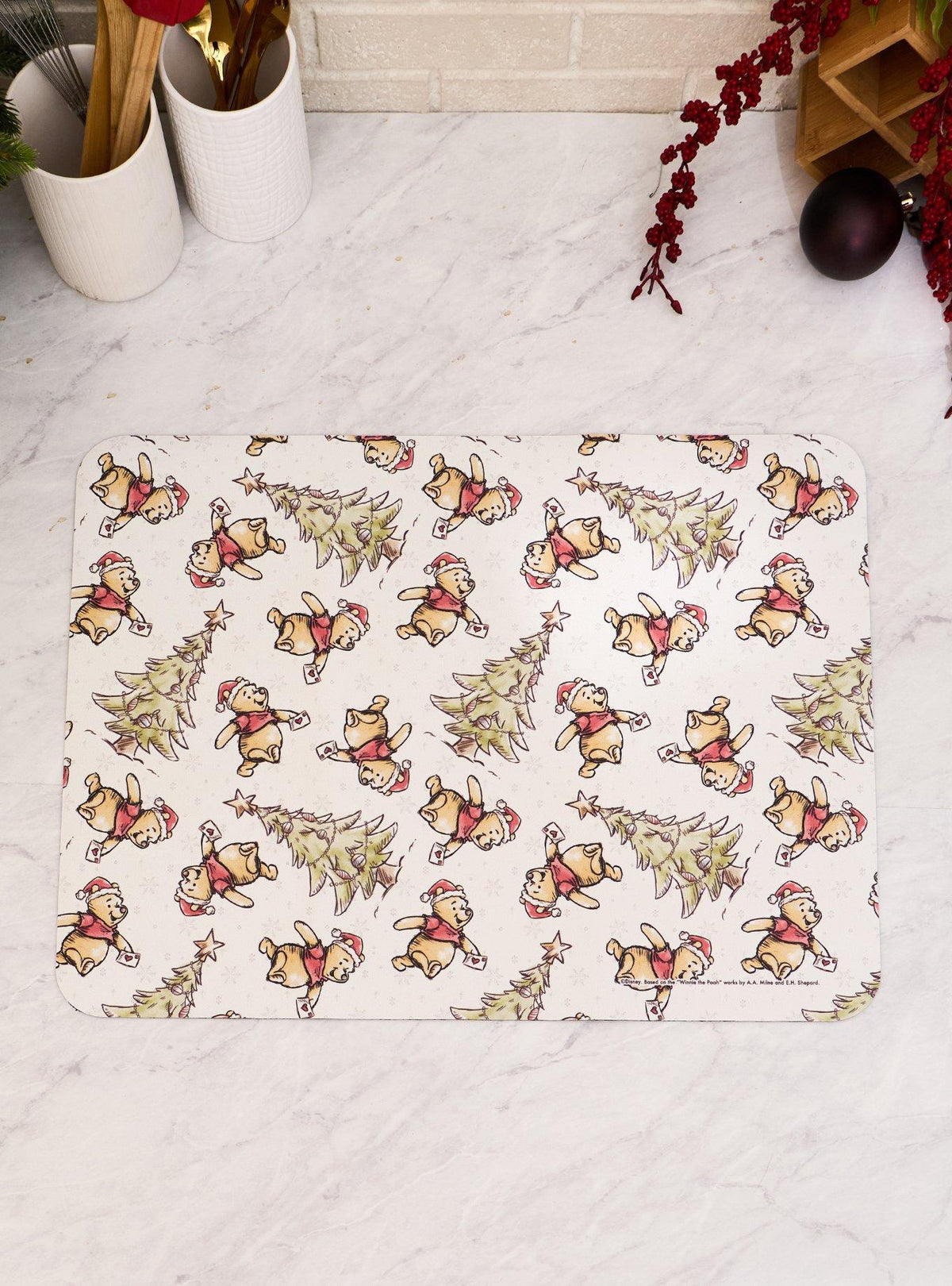 Disney Winnie the Pooh Mat de Secado Festivo